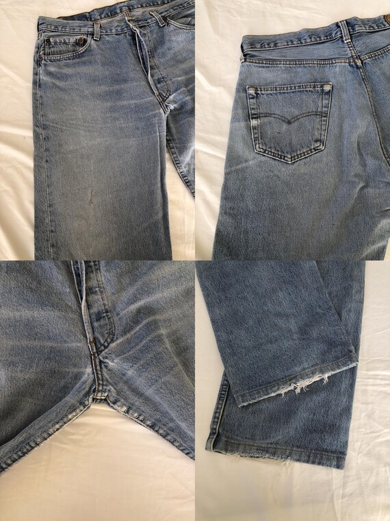 Levi's 501 Vintage W36L36 Made in USA Authentic Unisex Jeans Levi's 501 Vintage W36L36 Made in USA Authentic Unisex Jeans