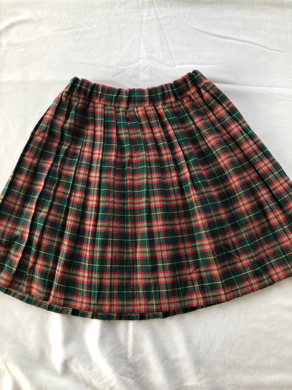 Scottish Skirt Vintage Girl Pleated Skirt Size 8 … - image 6