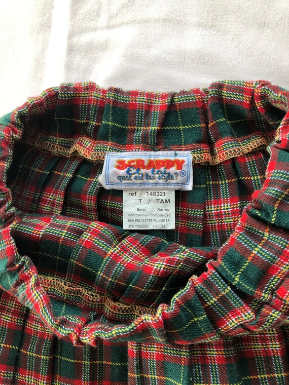 Scottish Skirt Vintage Girl Pleated Skirt Size 8 … - image 3