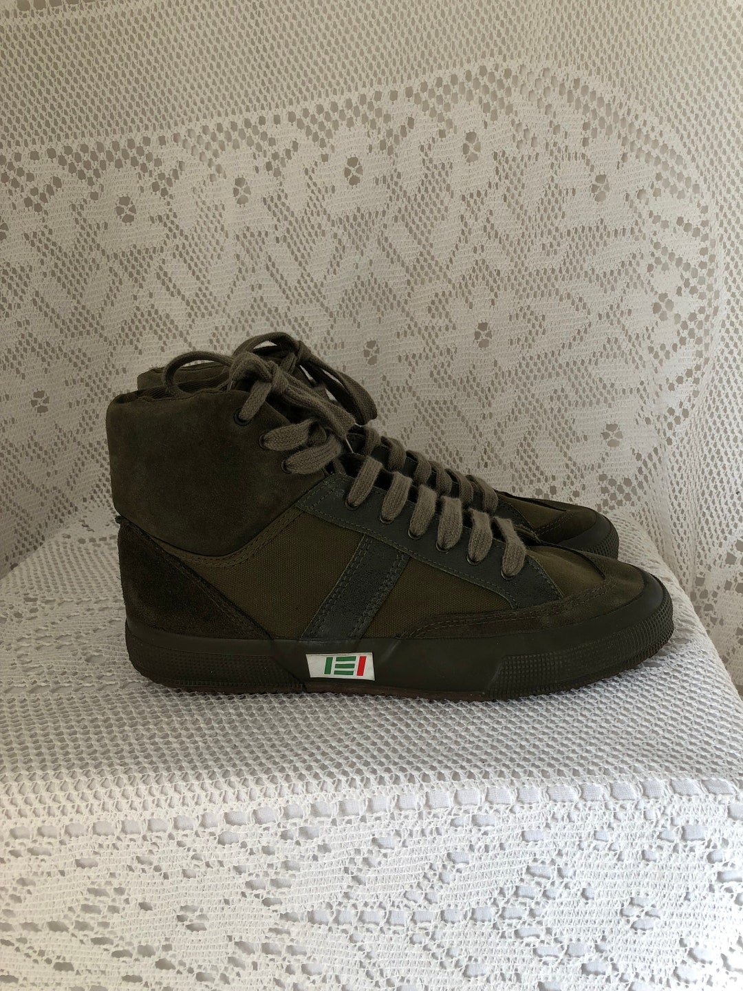 靴 Italian Army Service Shoes / Size:42 New Unissued Italian army black lather dress shoes parade