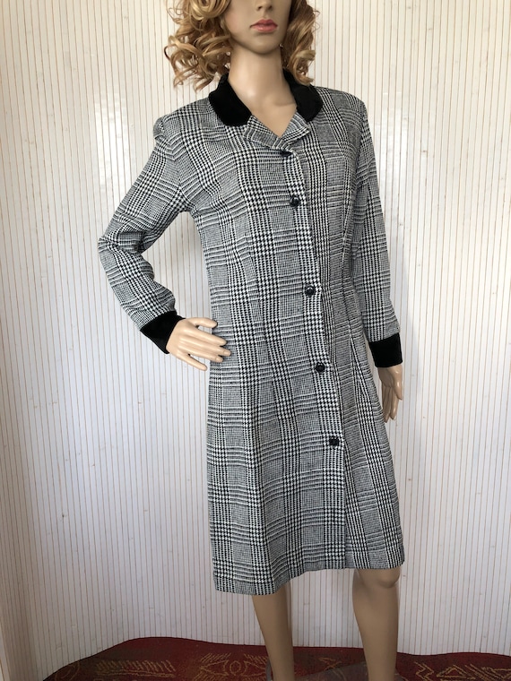 Robe en laine Vintage 70s Femme taille S Robe Pie… - image 2