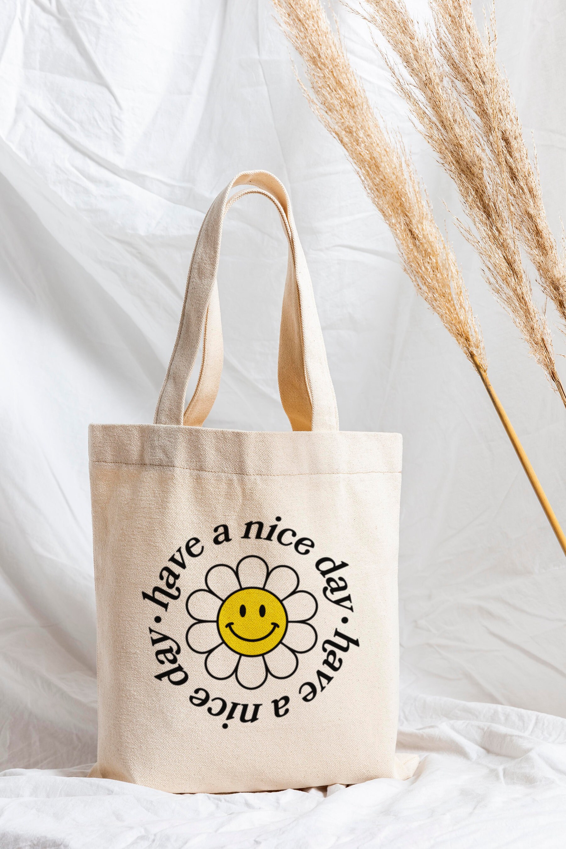 Have A Nice Day Cotton Tote Bag Beach Bag Shopping Bag - Etsy UK
