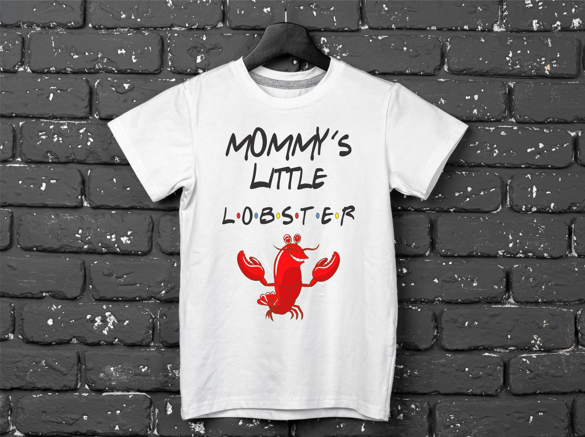 Mommy's Little Lobster Friends TV Show Theme Pregnancy Reveal Baby Bodysuit Mommy's Little Lobster Friends TV Show Theme Pregnancy Reveal Baby Bodysuit