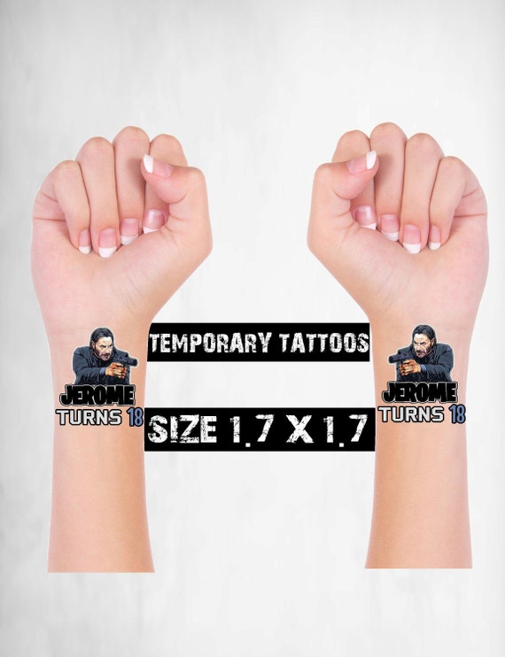 John Wick John Wick Temporary Tattoos John Wick Tattoos - Etsy Sweden John Wick John Wick Temporary Tattoos John Wick Tattoos - Etsy Sweden