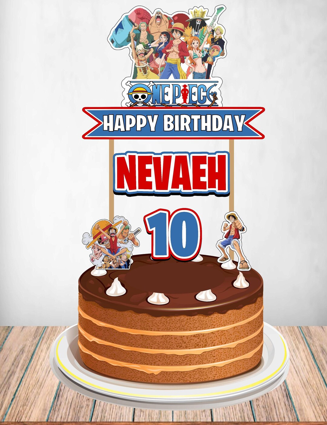 Anime Anime Cake Topper Anime Banner Anime Party Decor - Etsy Australia