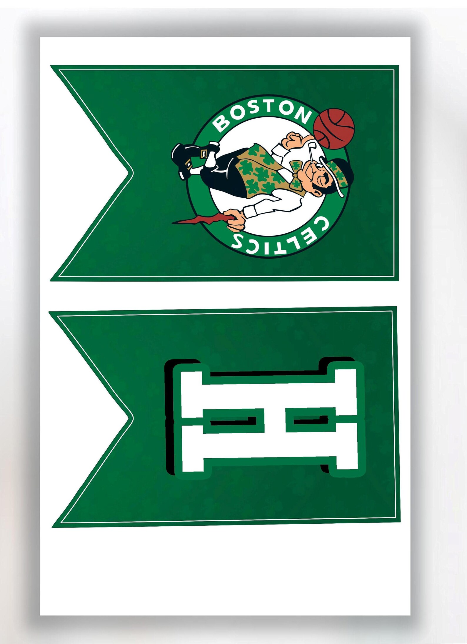 Boston Celtics Boston Celtics Banner Celtics Party Decor Etsy