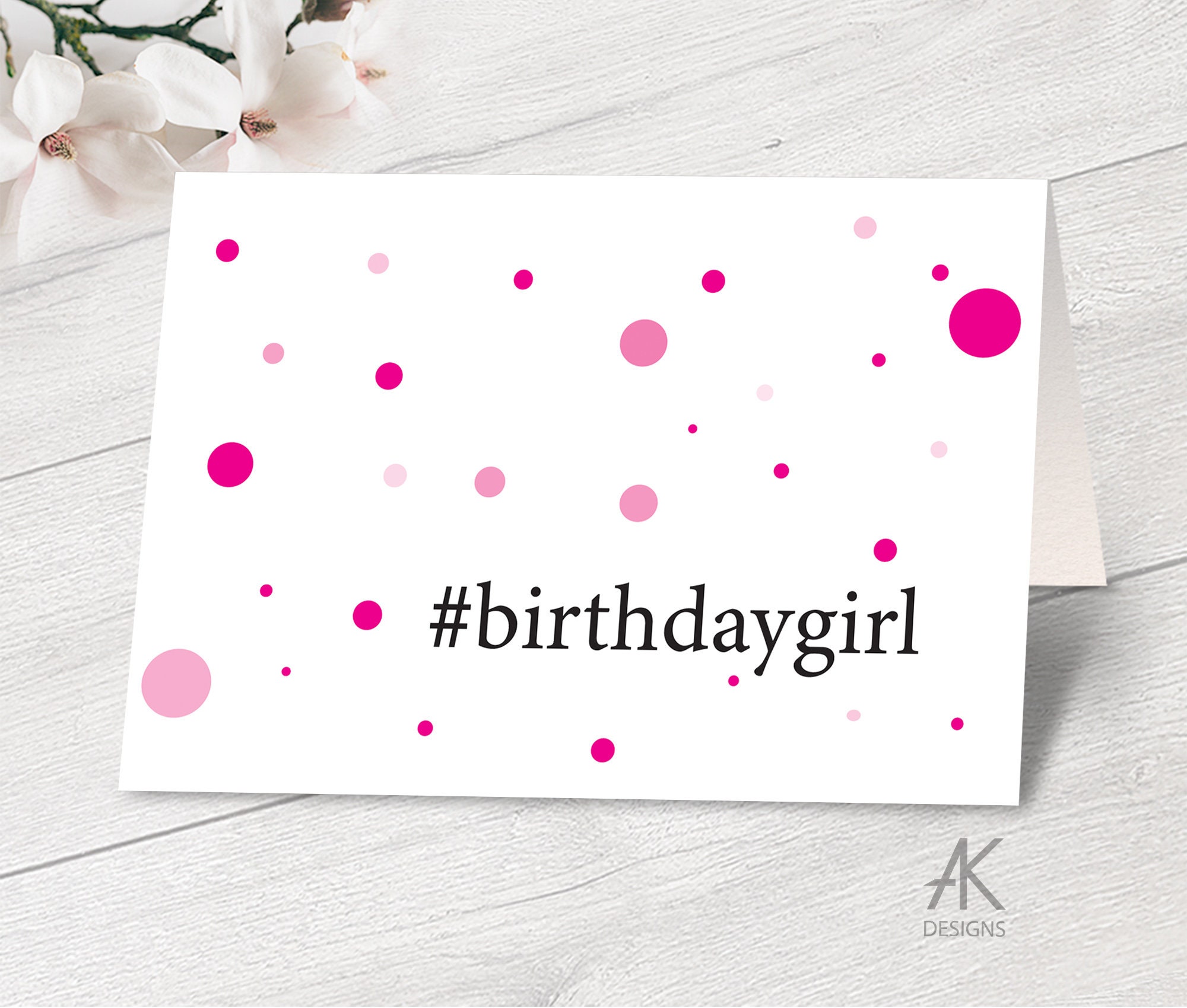 Birthday Girl Birthday Girl Card Greeting Card Birthday | Etsy