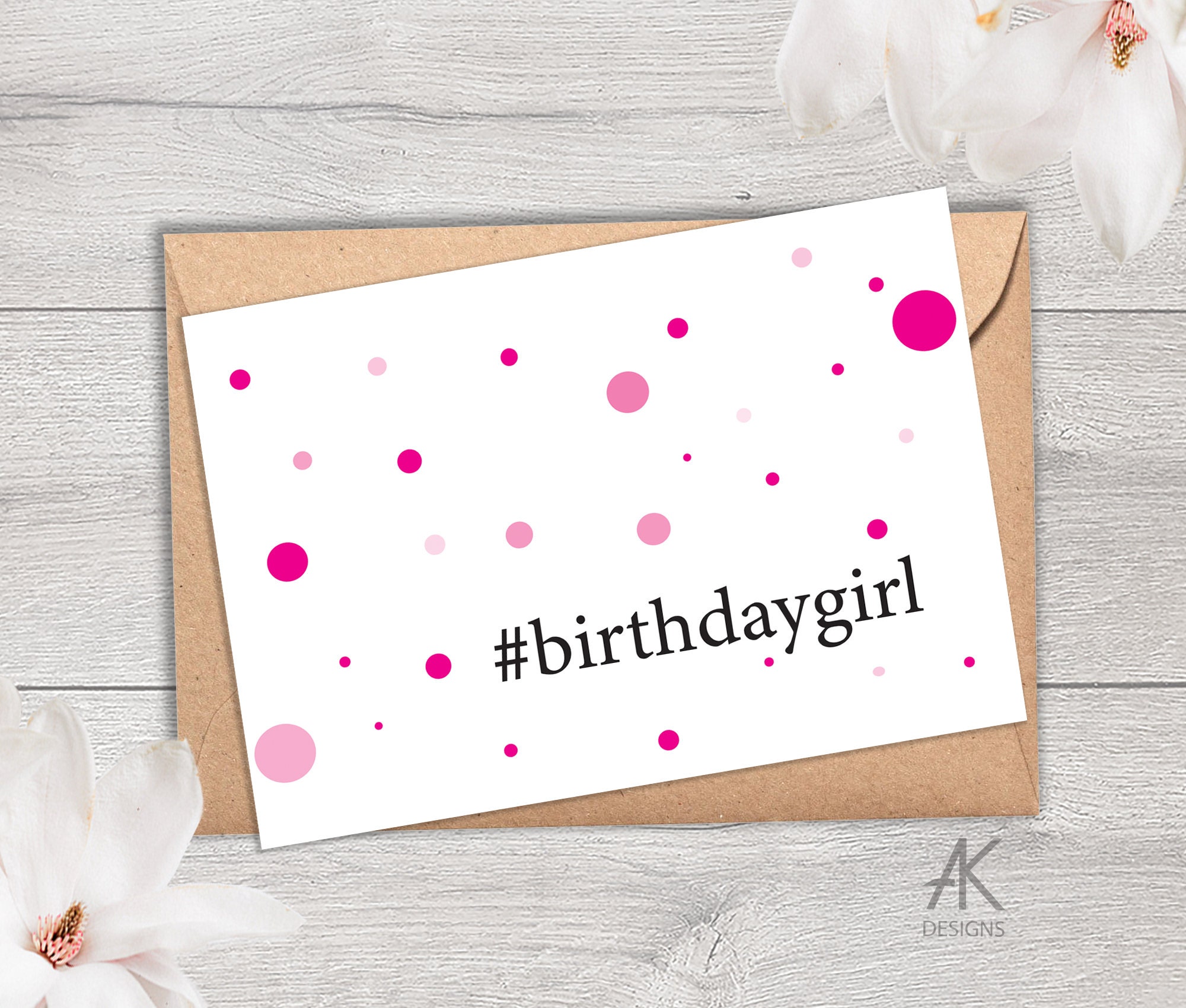 Birthday Girl Greeting Card Birthday Girl Card Happy - Etsy UK