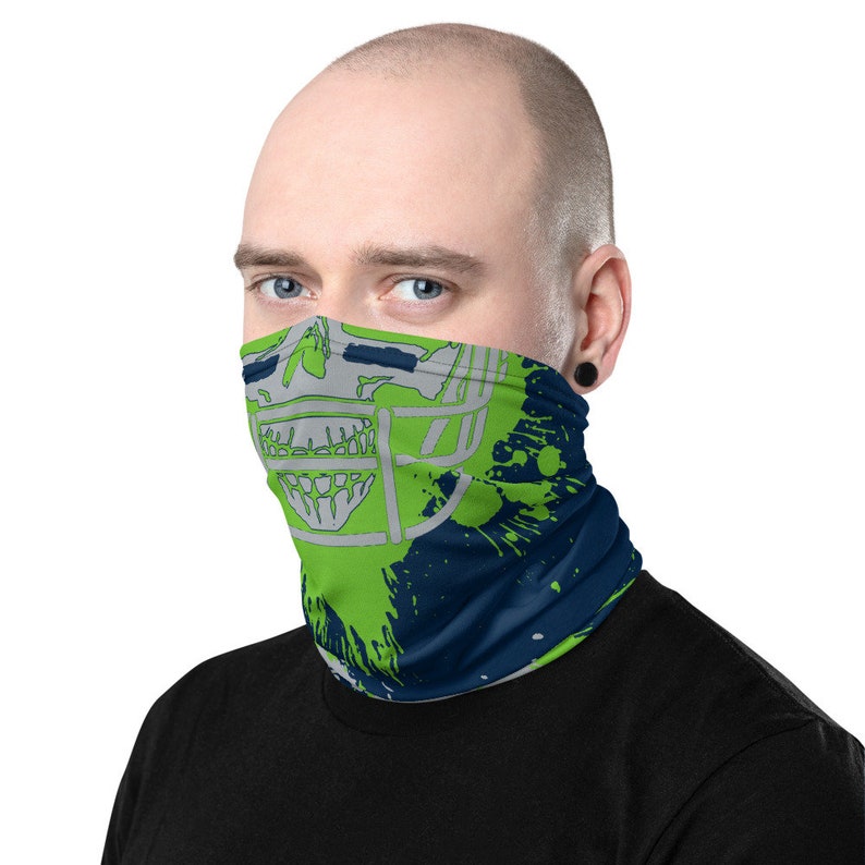 Seattle Seahawks Face Mask Seattle Seahawks Neck Gaiter Face | Etsy