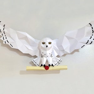 Gufo di carta fai da te, modello di gufo 3d, gufo origami, modelli di gufo, scultura di gufo seduto, gufo stampabile, carta stampabile, uccello di carta, stampe 3d