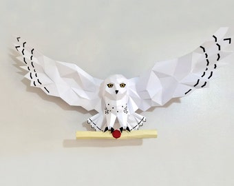 DIY Papercraft Owl,3d owl model,origami owl,Owl templates,Sitting owl sculpture,Printable owl,Printable papercraft,Papercraft bird,3d prints
