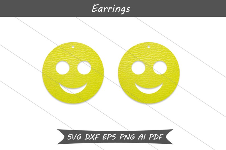 Download Smiley Svg Geometrical Earrings Dangle Earrings Emoji Keyring Emoji Keychain Emoji Clipart Svg Supplies Svg Files Cameo File Smiley Earrings Clip Art Art Collectibles