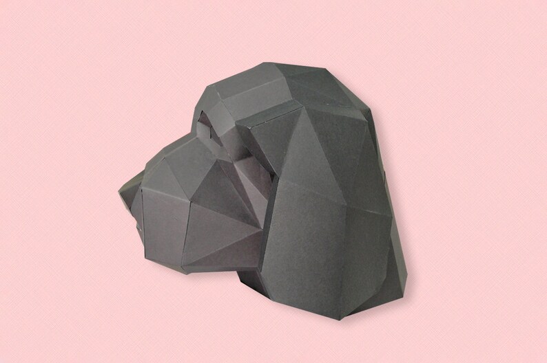 Cockapoo Things Paper DIY Papercraft Cockapoo Head Trophy, Printable Dog Statue (PDF, SVG) - Etsy