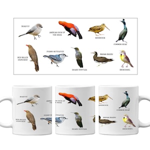 Fowl Language Bird Mug: Funny Ceramic Cup for Birdwatchers