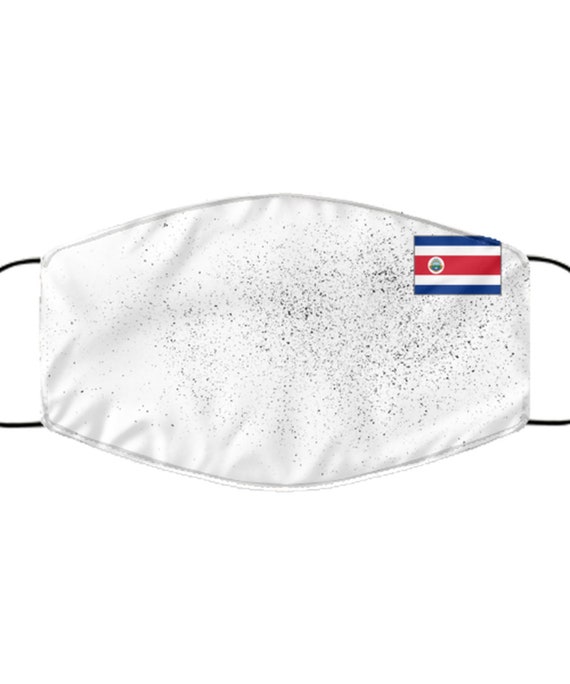 Costa Rica Maske Costa Rica Gesichtsmaske Costa Rica Flagge Etsy