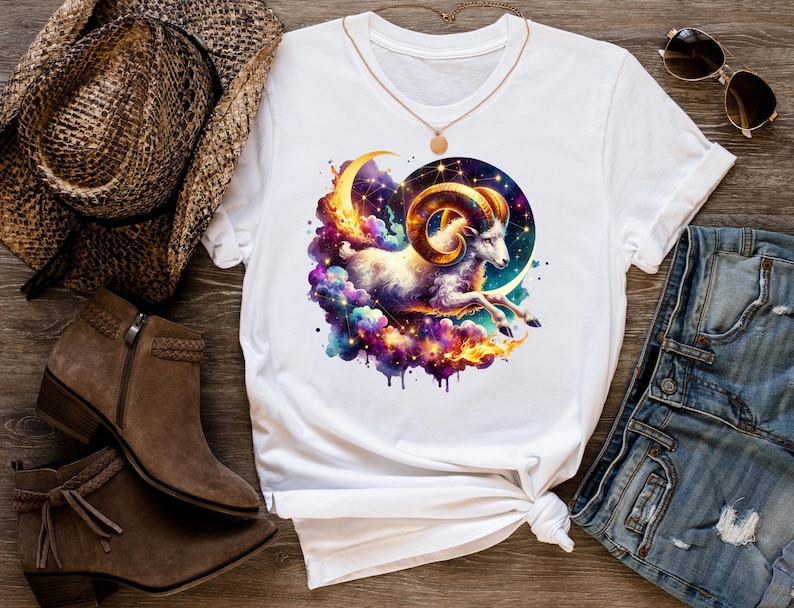 Celestial Zodiac Clipart Bundle: Mystical Astrology PNGs (Digital Download) image 5