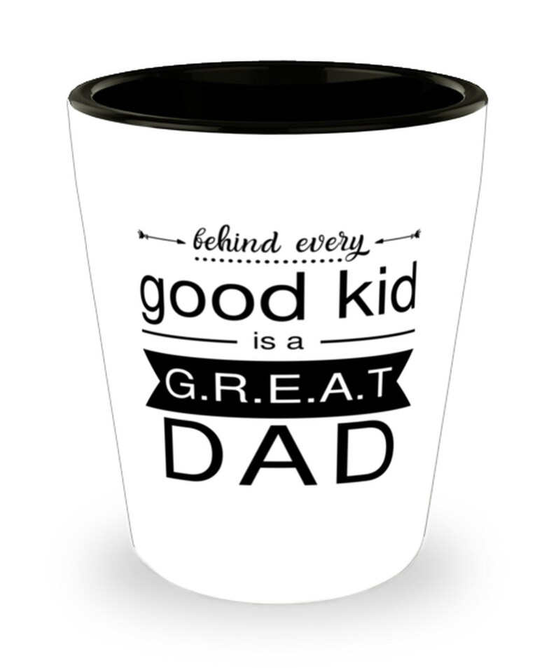 Funny Dad Shot Glass Is A Great Dad Unique Fathers Day Etsy