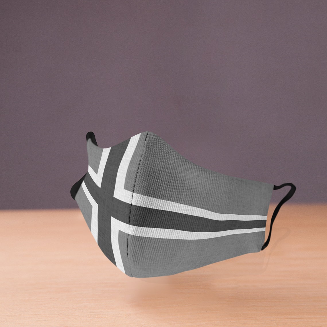 Norwegian Flag Mask Norway Mask Norwegian Face Mask Etsy