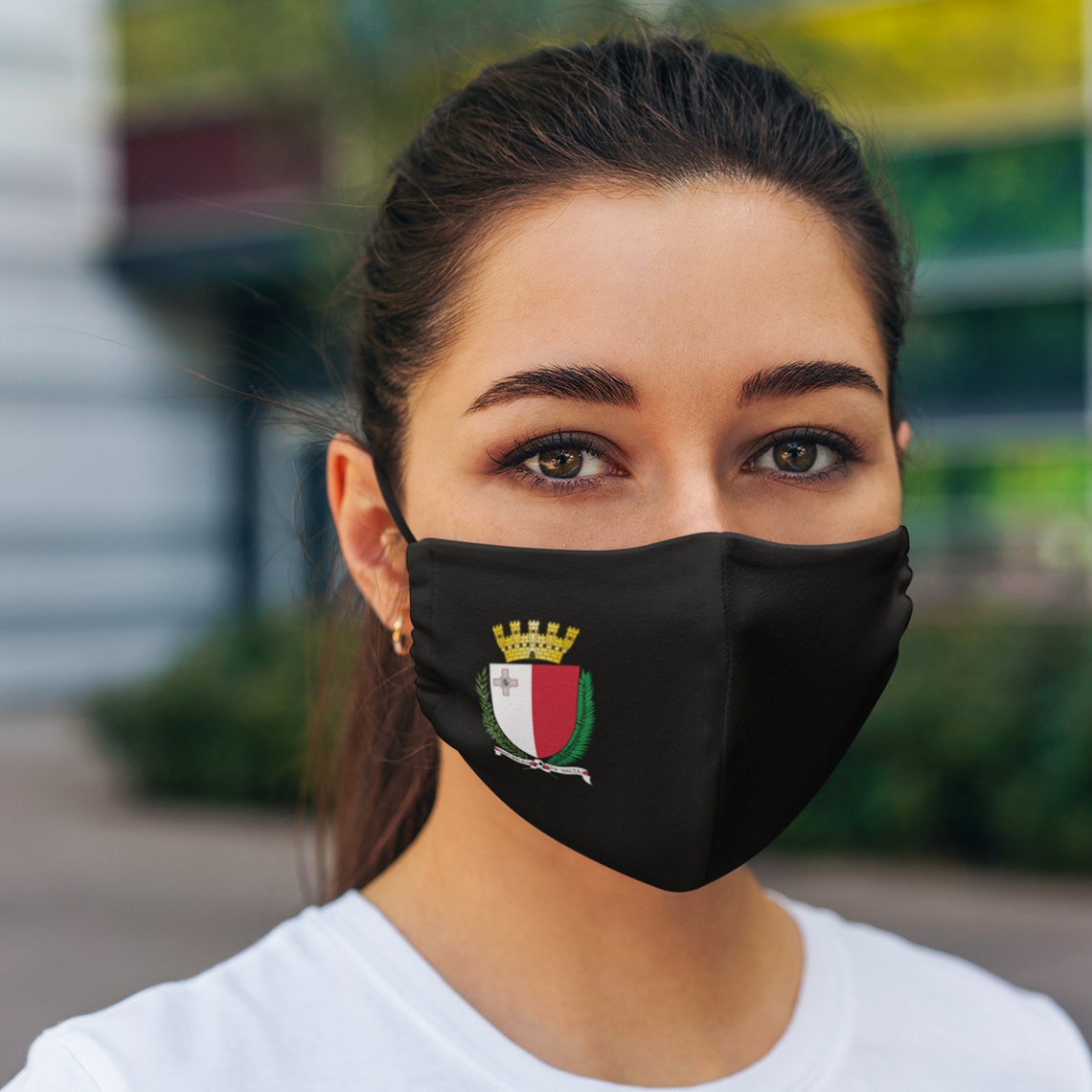 Malta Face Mask Malta Mask Maltese Face Mask Malta Flag Etsy