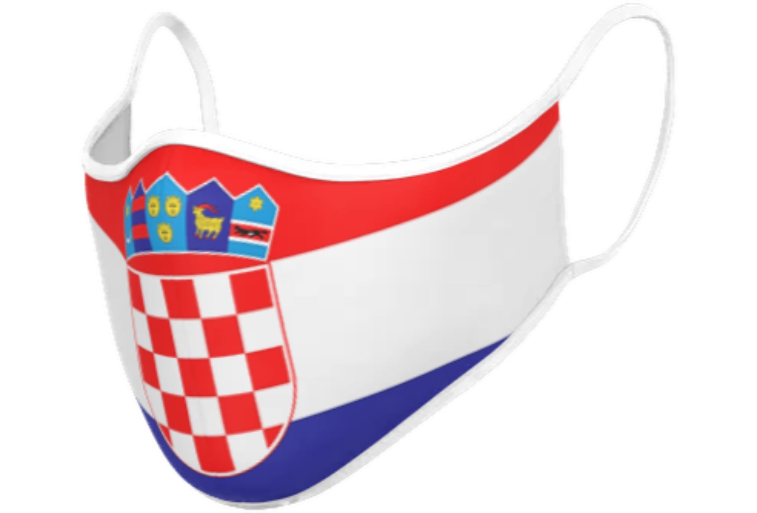 Croatian Adult Mask Awesome Mask Proud Croatian National Etsy