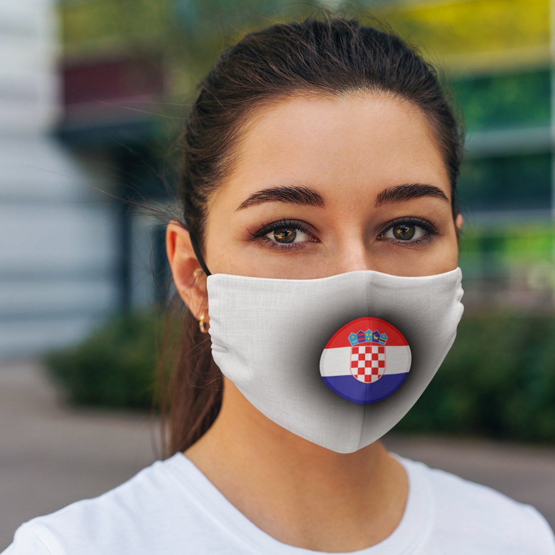 Croatia Neck Gaiter Croatia Face Cover Croatia Face Mask Etsy