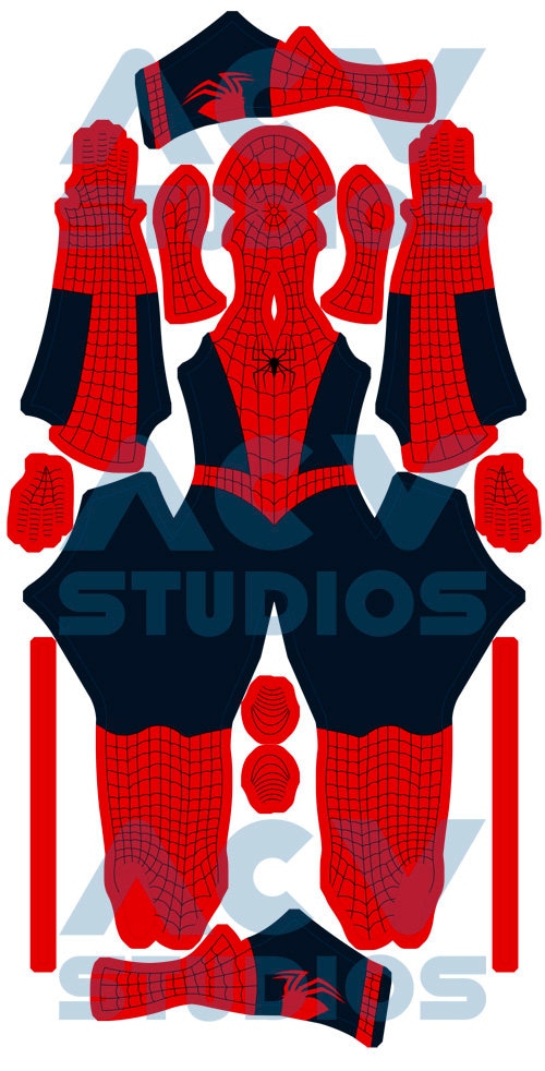 Classic/spiderman 2002 Hybrid Suit Pattern Etsy Classic/spiderman 2002 Hybrid Suit Pattern Etsy