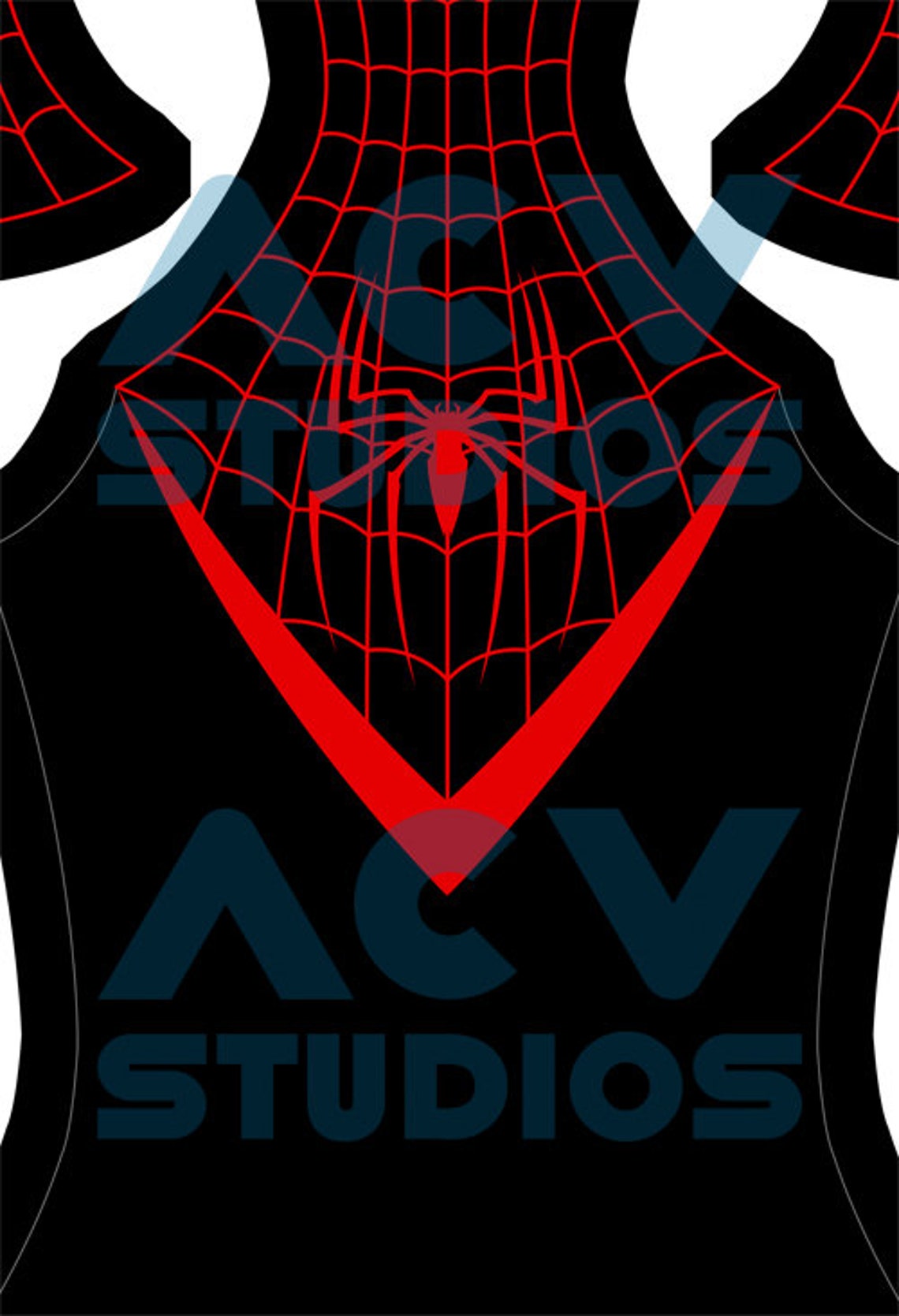 Spiderman Miles Morales Suit Pattern personal Design Etsy