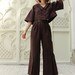 Linen two piece set for women-cropped loose linen shirt and high waisted linen trousers, linen blazer, wide leg flare line pans,custom made 