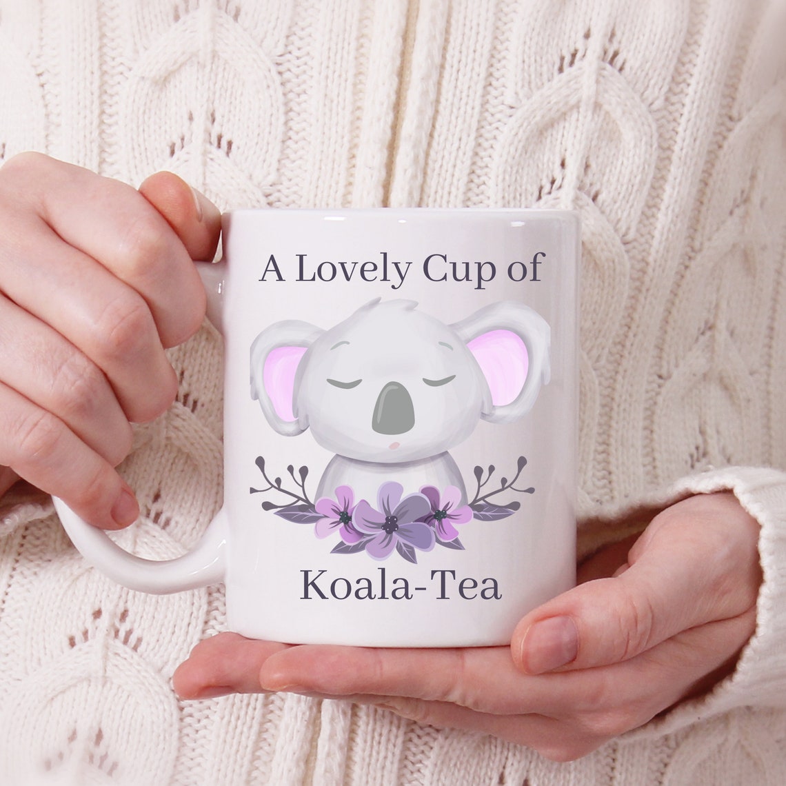 A Lovely Cup of KoalaTea 11 0z & 15 oz Coffee Mug Cute Etsy
