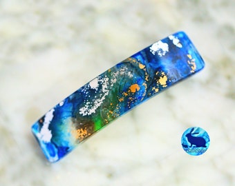 French barrette hair clip, hair clips for women , resin hair clip , mod barrette