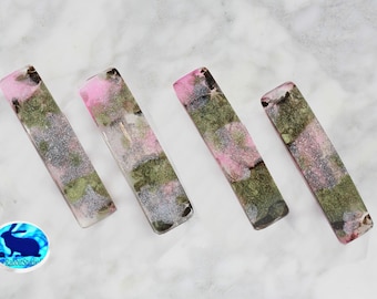 Barrette cheveux femme,  green french barrette, mod barrette, barrette boho, 18th birthday gift girl