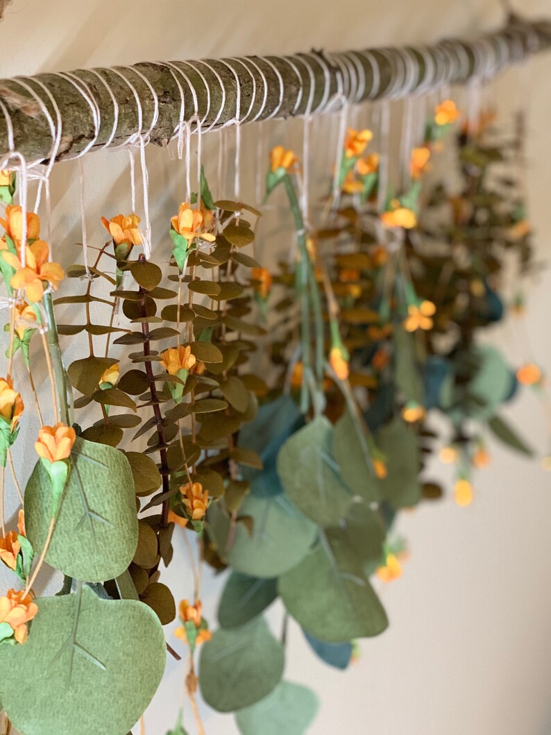 Eucalyptus Wall Hangingboho Decorwall Hanging Etsy