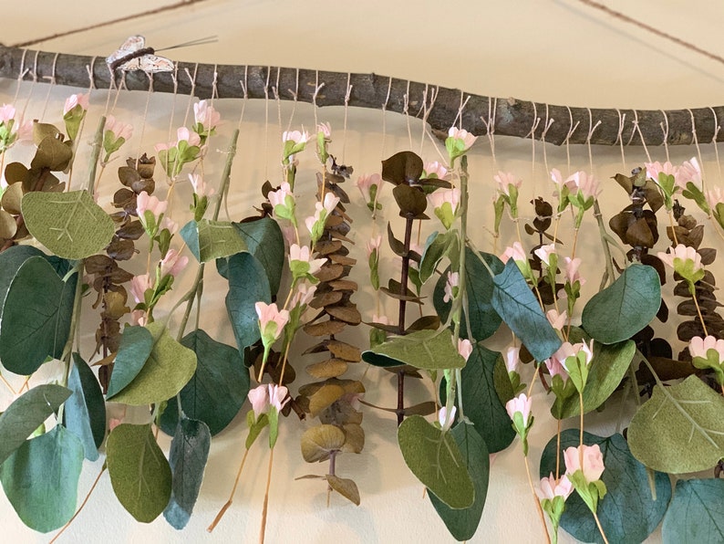 Eucalyptus Wall Hangingboho Room Decor Aestheticwall Hanging Etsy