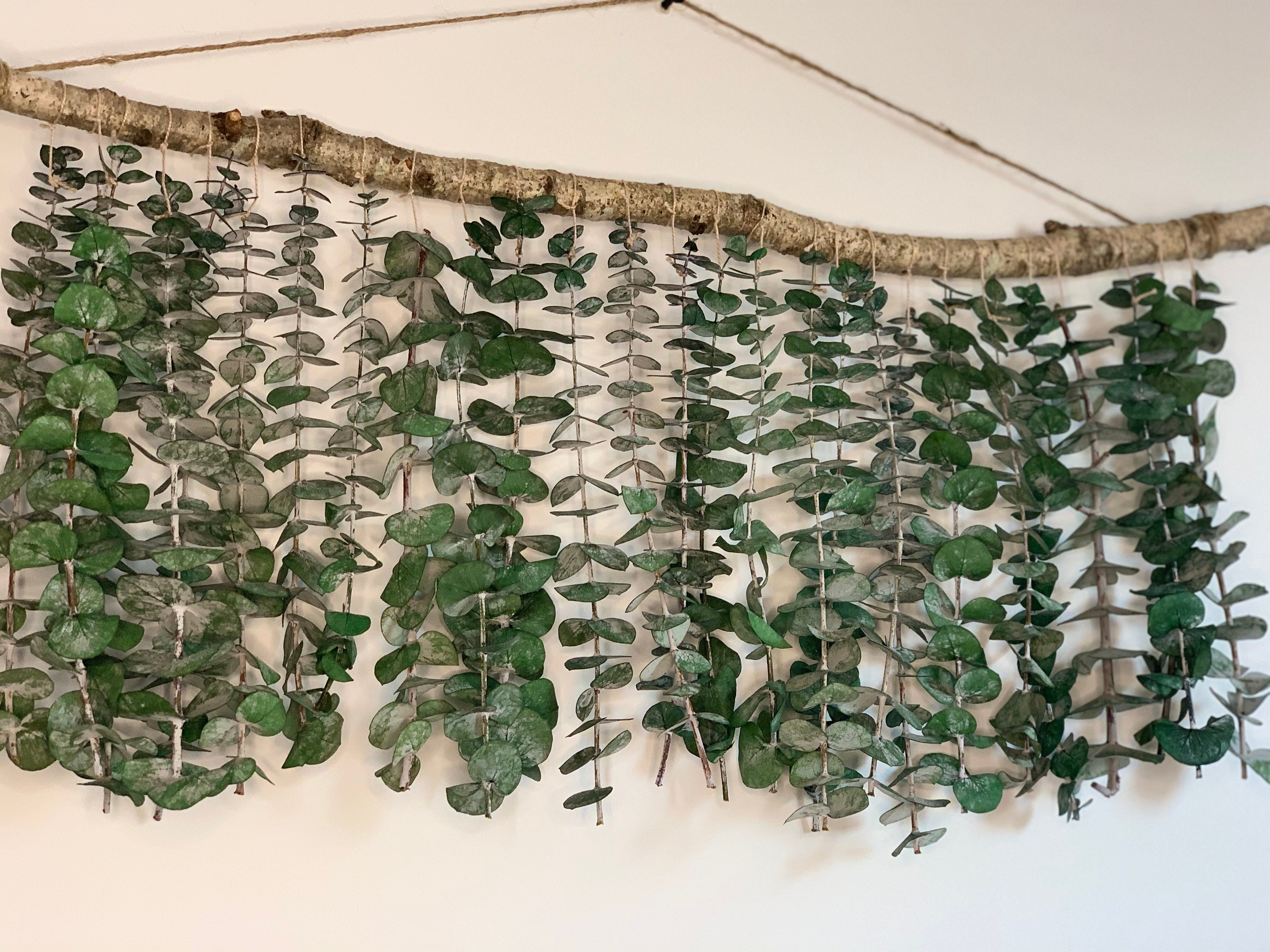 View of Wall Art Greenery Green Entryway Decor-boho Wall Hanging-bohemian Decor ...