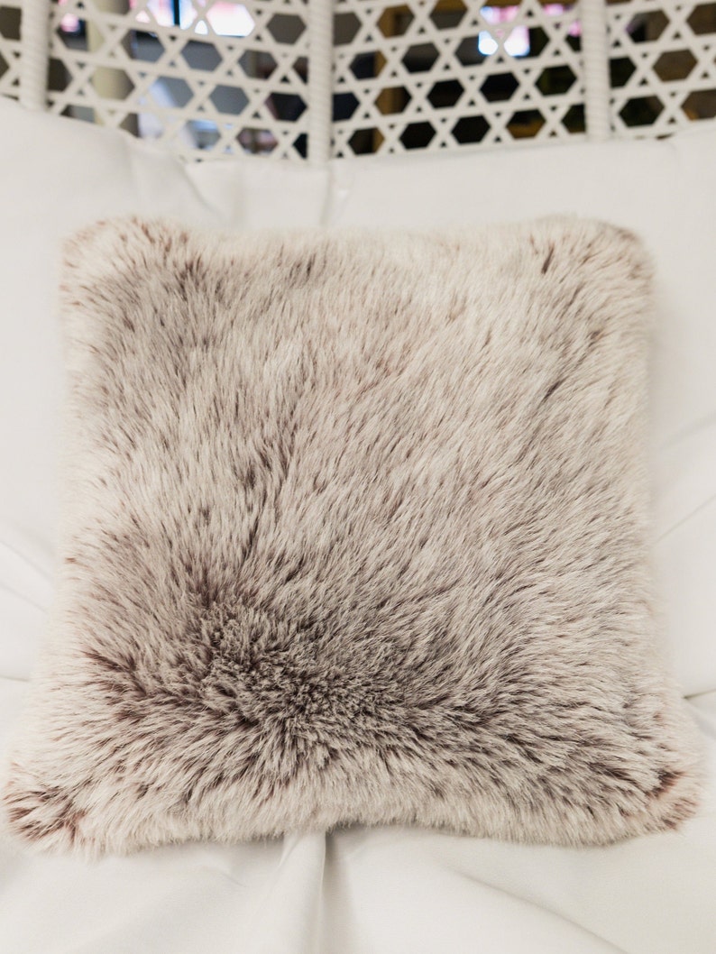 Tiana Pillow Cover Faux Fur Pillow Cover Faux Fur Pillow Etsy
