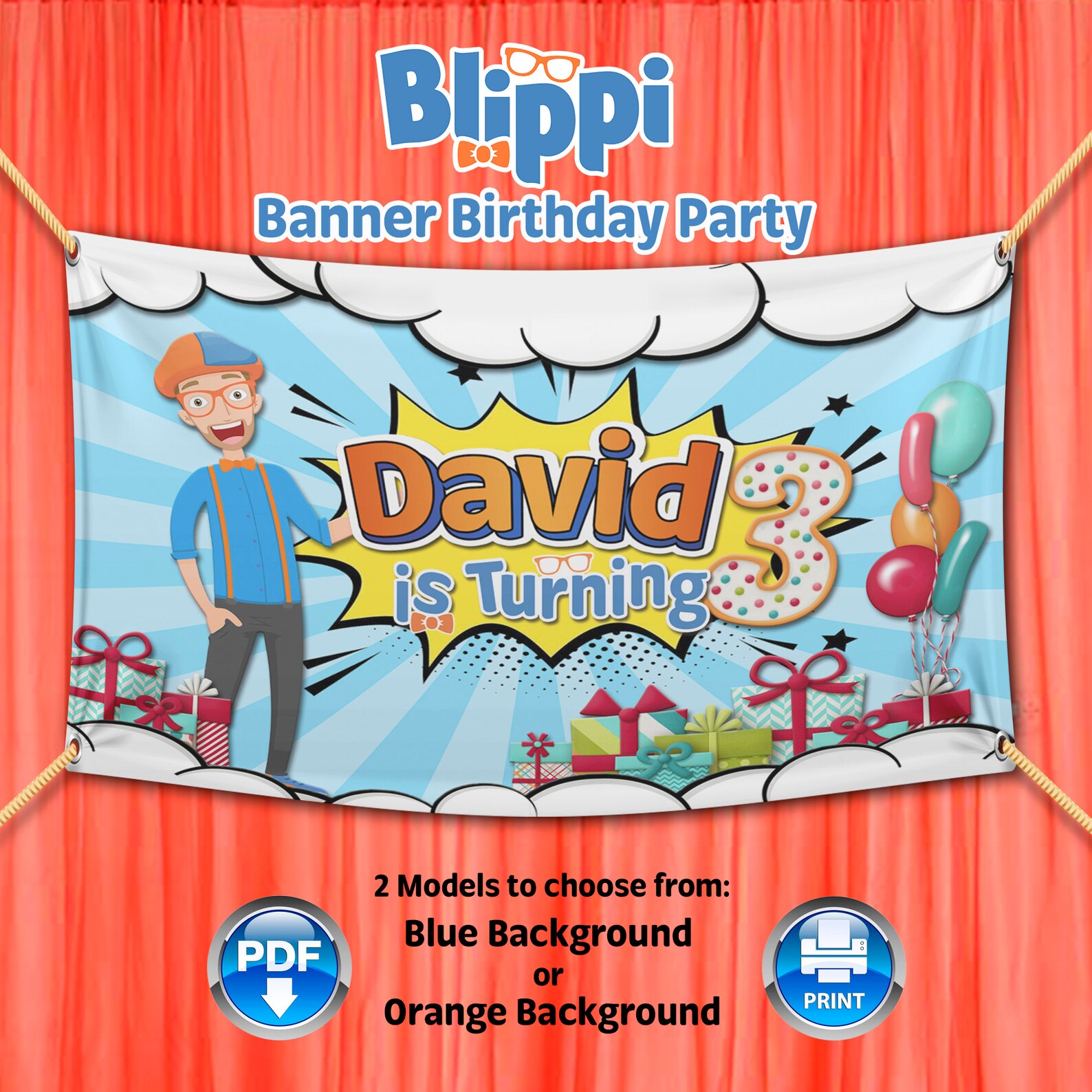 Blippi Banner