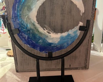 Fused Glass Wave