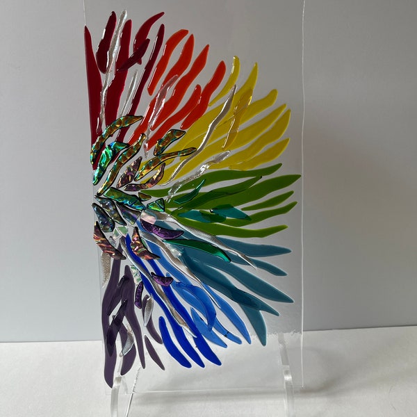 Fused Glass Panel Etsy