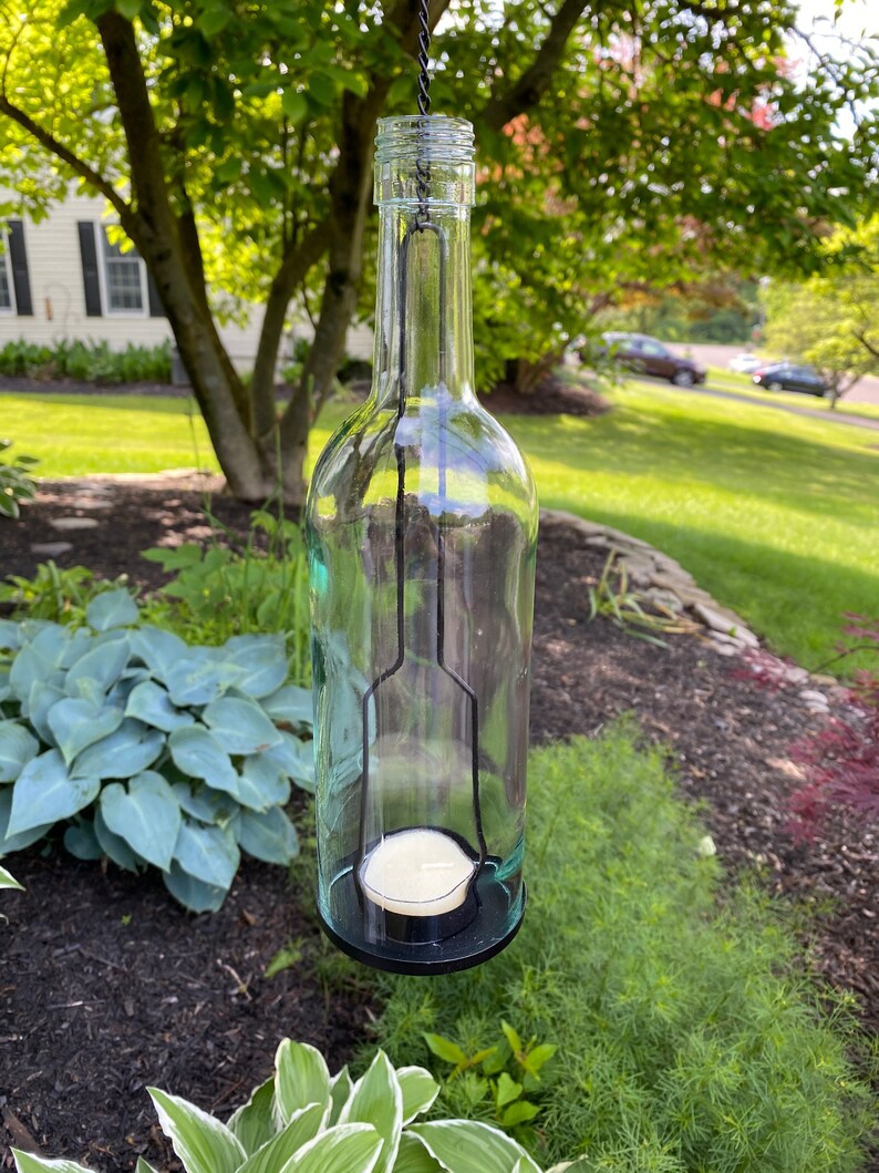 Wine Bottle Candle Holder Etsy