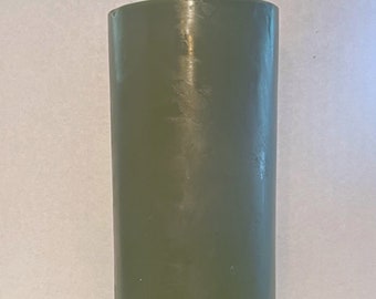 SPELL CANDLE PILLAR - Large Dark Green - 5.5" Tall