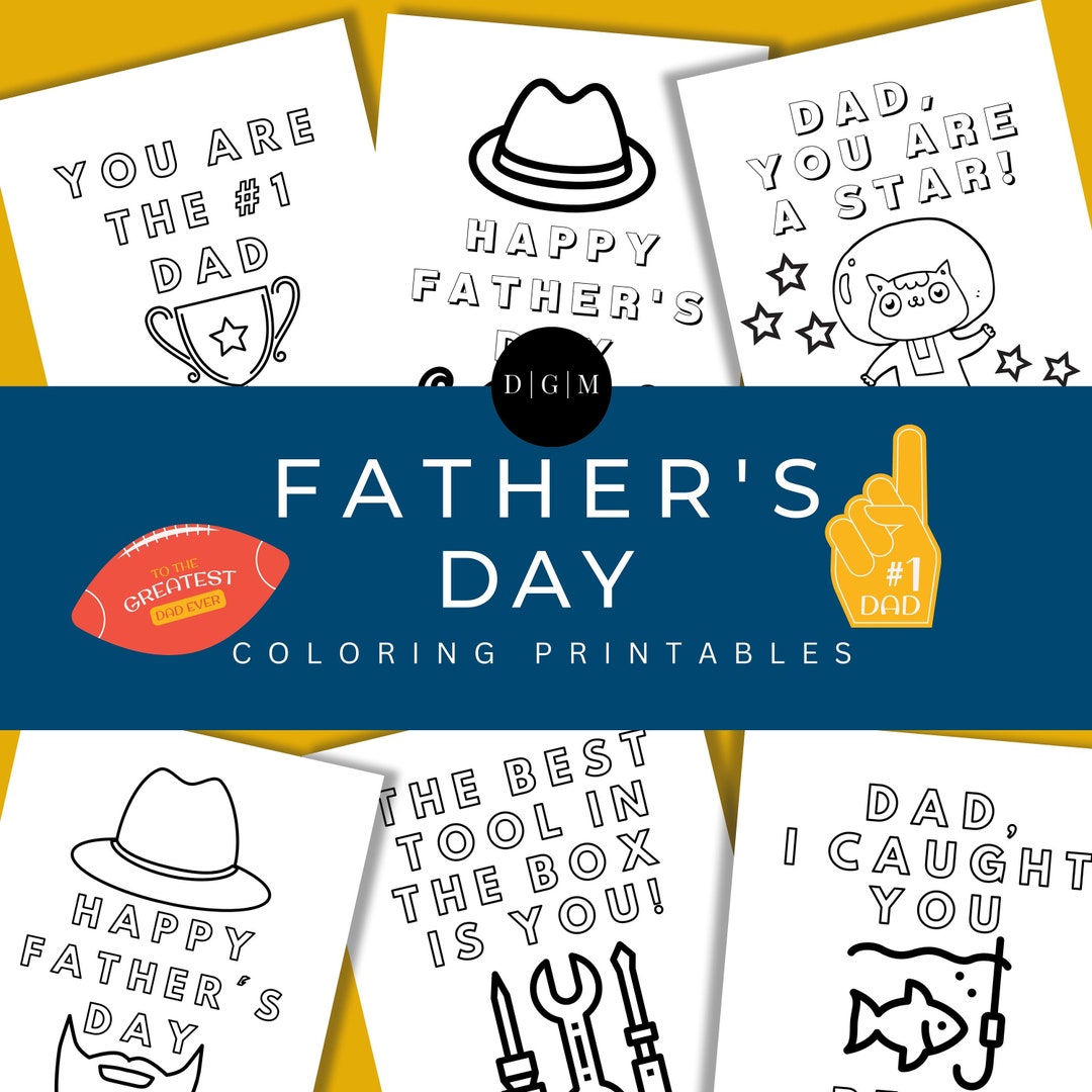 Father's Day Coloring Printables | Father's Day Coloring Page | Dad ... Father's Day Coloring Printables | Father's Day Coloring Page | Dad ...