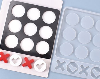 CybrTrayd X/'s /& O/'s Tick Tack Toe Chocolate Candy Mold Soap Mold V119