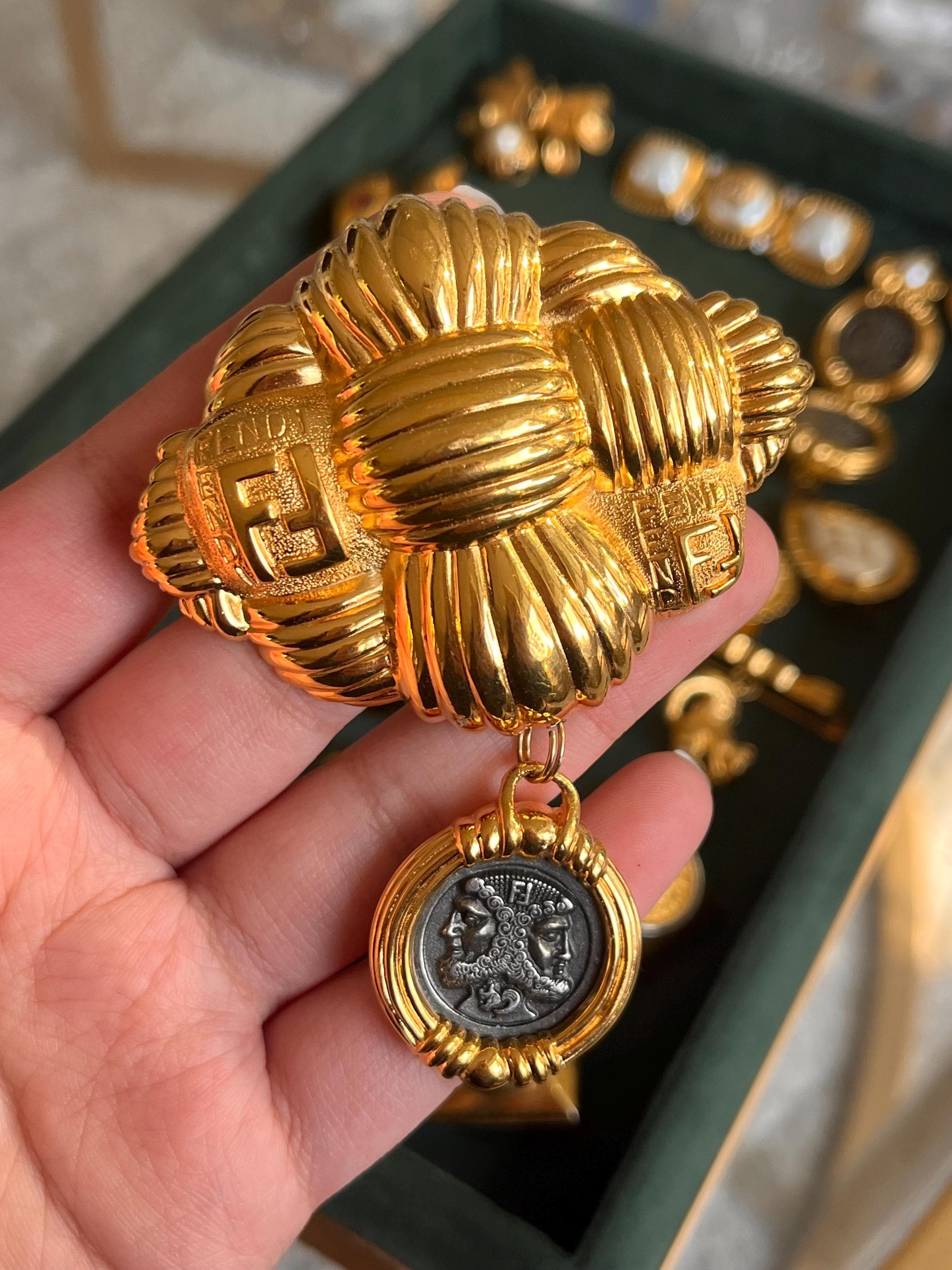 Fendi Brooch - Etsy