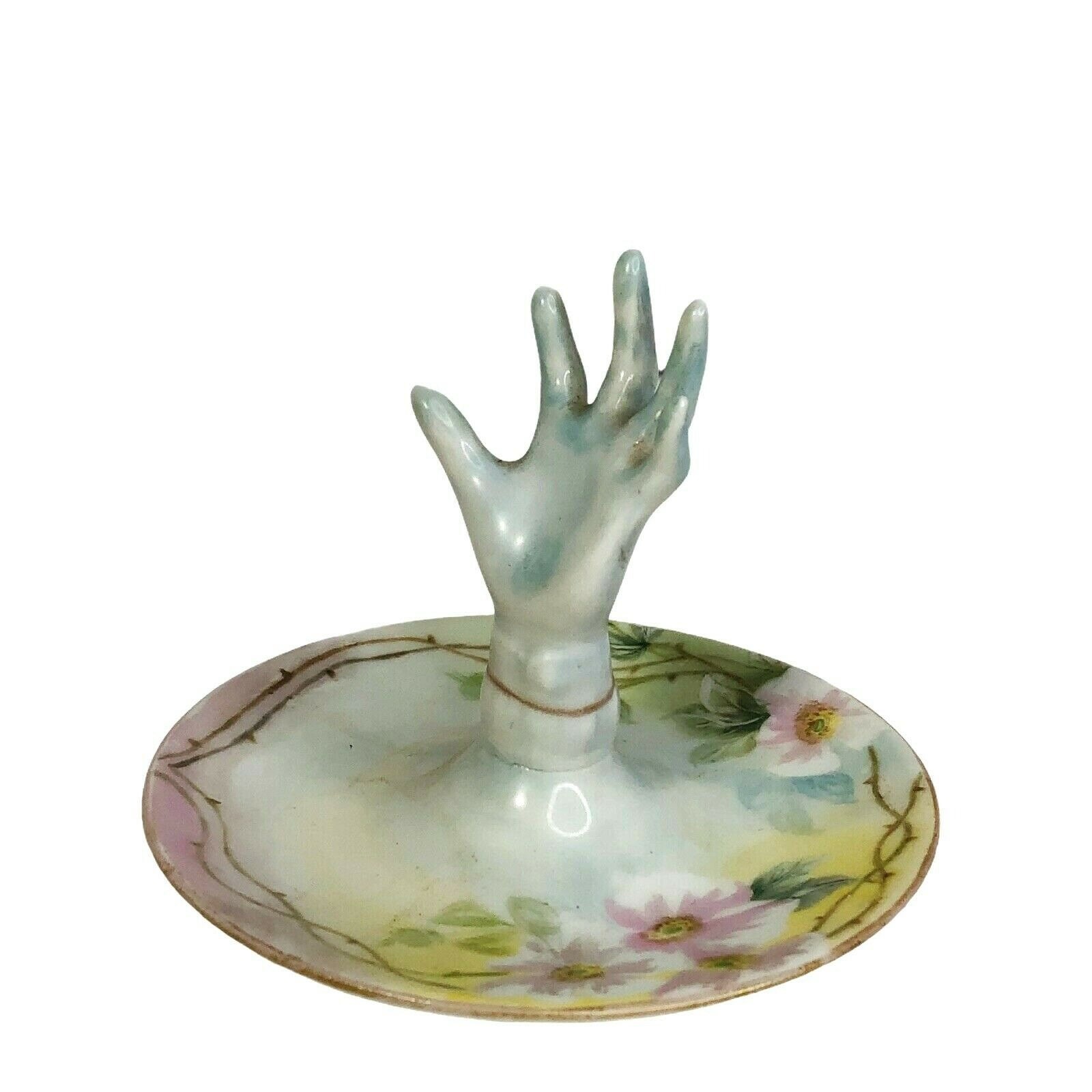 Vintage Limoges France Handpainted Porcelain Ring Holder Etsy