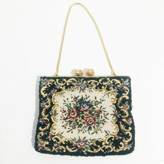 vintage magid beaded purse