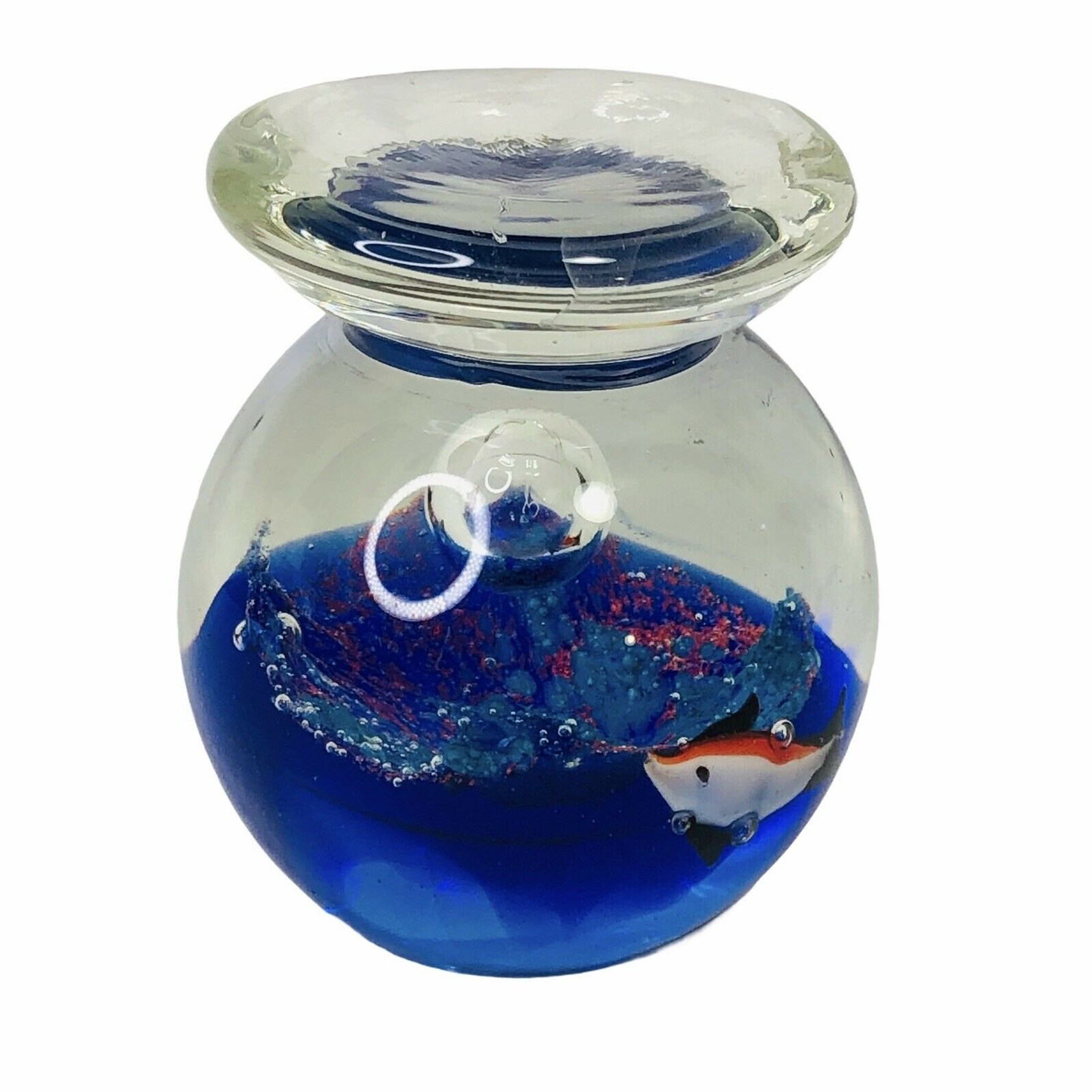 Murano Style Glass Nautical Fish Aquarium Multiple Fish Bowl Etsy UK