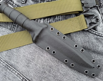 Knives Glock 78/81.Black kydex sheath .Only the scabbard. Scabbard with attachment.