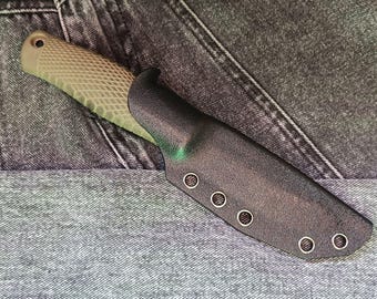 Benchmade Puukko 200 Kydex-Scheide. Maßgefertigte Messerscheide. Kompakte, handgefertigte Scheide.