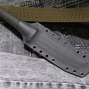 Custom Sheath.Sheath For  Knife Cold Steel Tanto Lite. Sheath only.  Material Black Kydex.