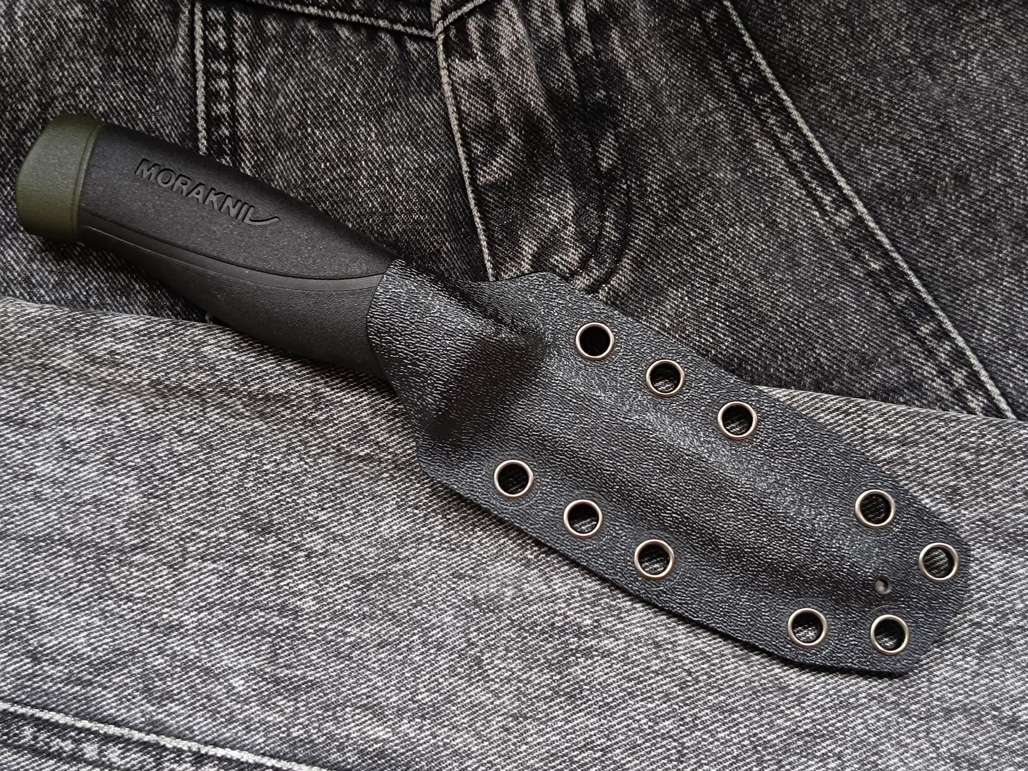 Mora Companion Heavy Dutyナイフ用カイデックスシース。ブラック 